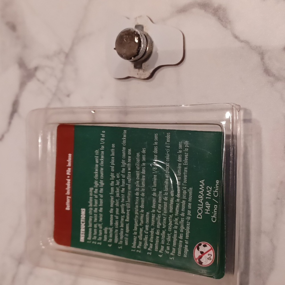 $4 Add-on Flashing Rudolph Pin - Magnetic Back - Picture 3 of 5